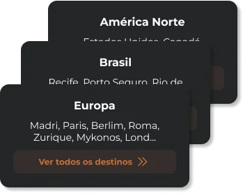 Interface do Busca Milhas mostrando comparação de preços