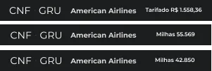 Filtro de companhias aéreas disponíveis